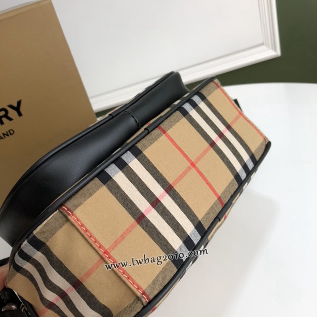 Burberry專門店新款Vintage復古格紋斜背包 巴寶莉肩背相機包男包 yxb1480